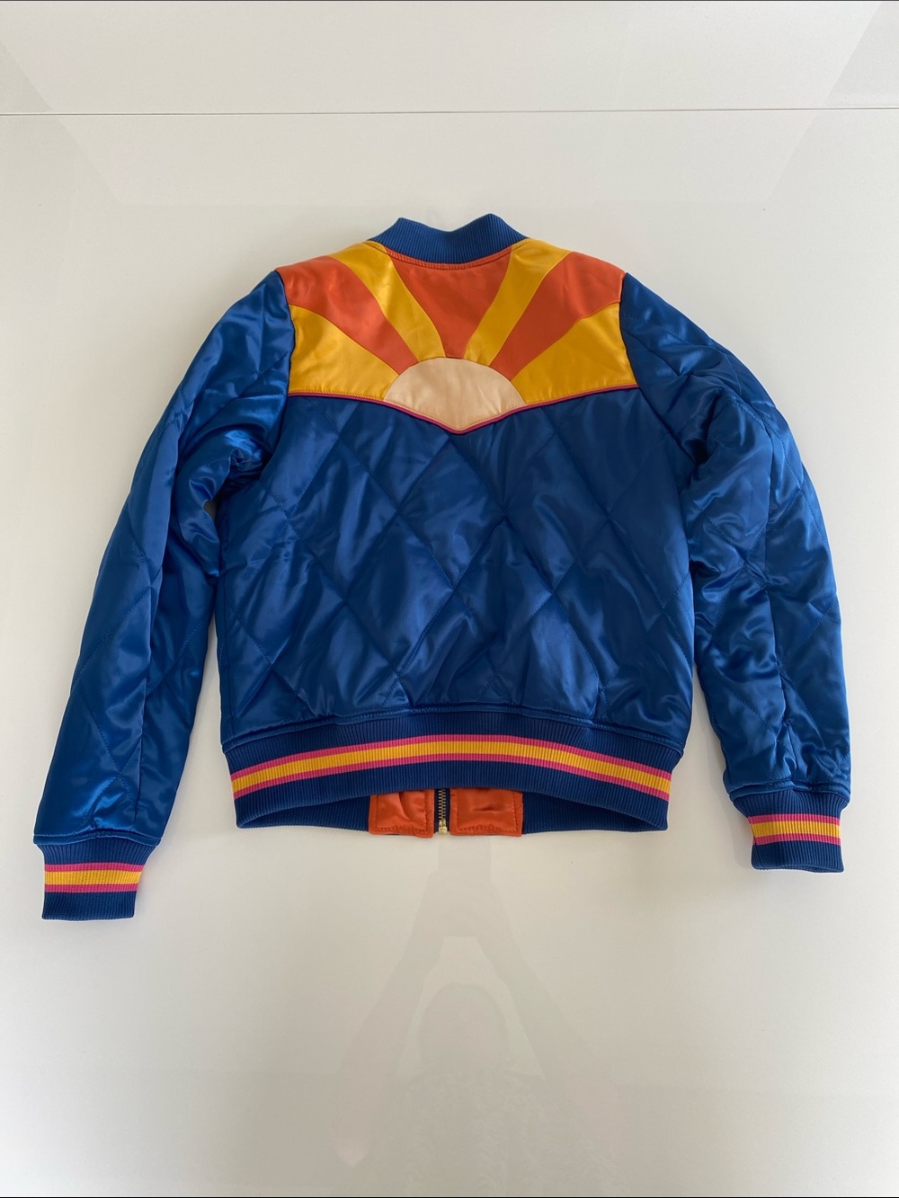 Classic Rock Couture Original Blue Rising Sun Jacket - Picture 3 of 7